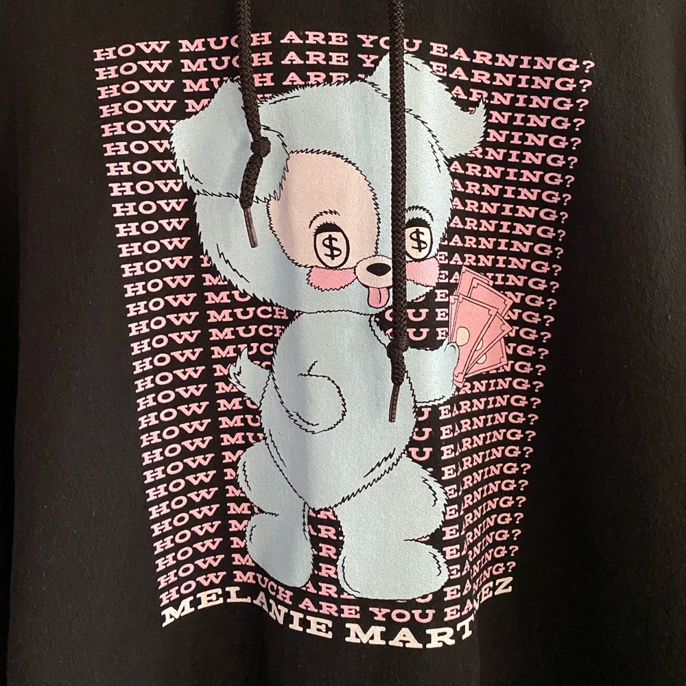 Melanie Martinez The Principal Hoodie XL Black K-12 Graphic Sweatshirt Alt Emo - Picture 5 of 5